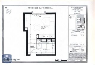  Appartement à louer 1 pièce 32 m²