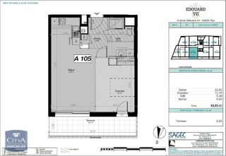  Appartement à louer 2 pièces 45 m²