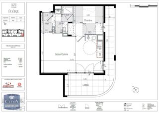  Appartement à louer 2 pièces 47 m²