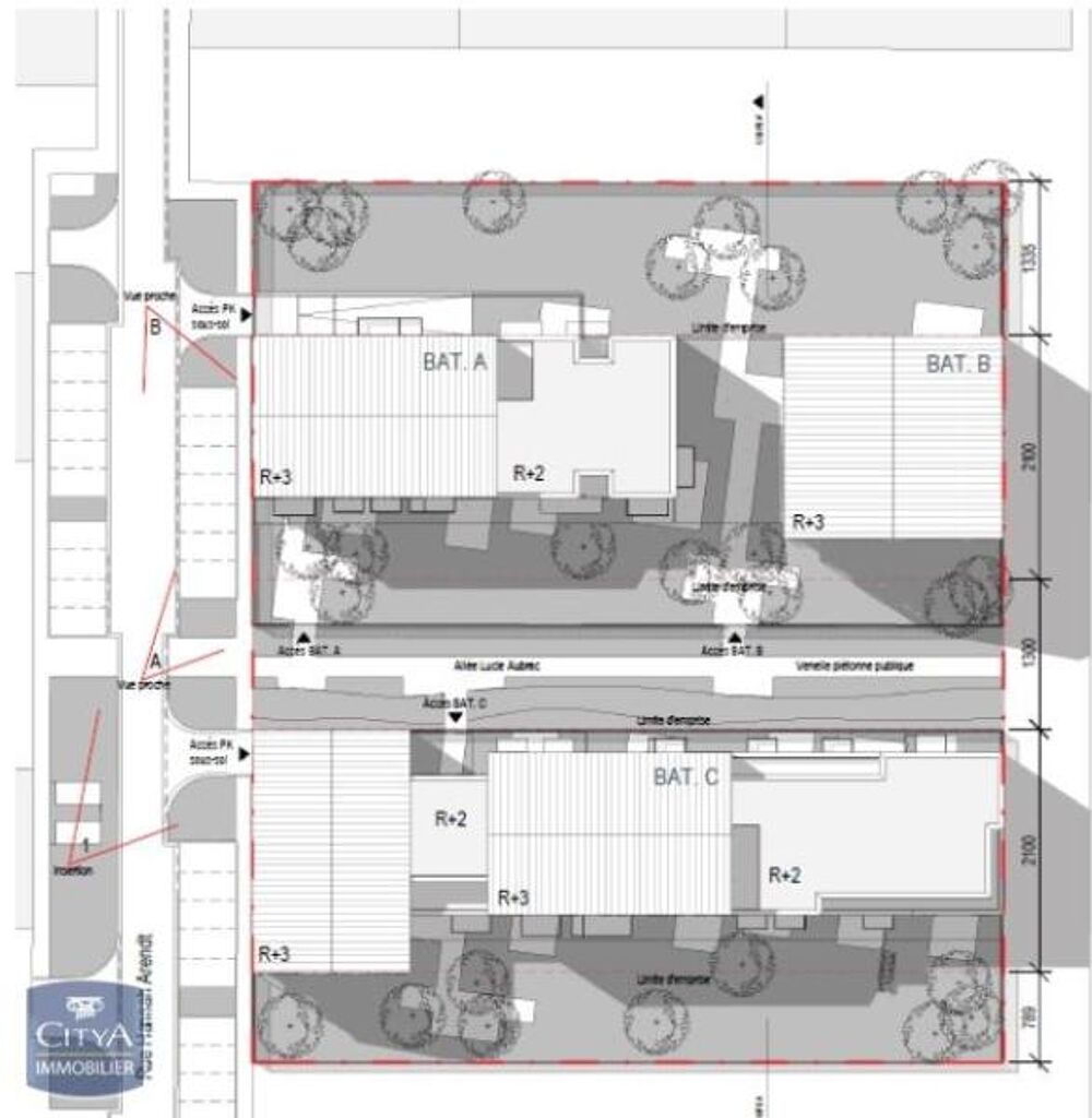 location Appartement - 3 pièce(s) - 62 m² Reims (51100)
