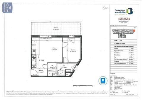  Appartement  louer 2 pices 39 m