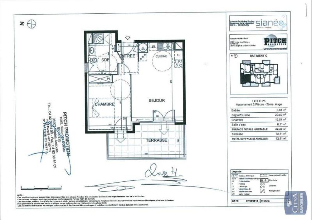 location Appartement - 2 pièce(s) - 42 m² Mandelieu-la-Napoule (06210)