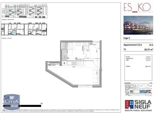  Appartement � louer 1 pi�ce 28 m�