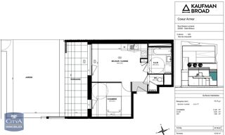  Appartement à louer 2 pièces 38 m²