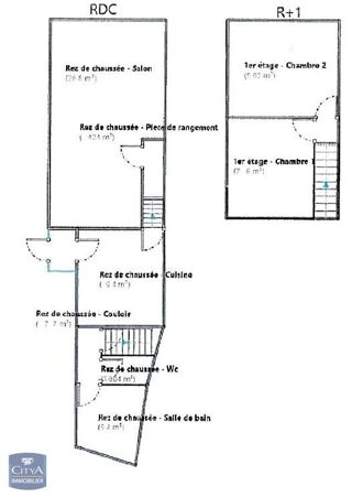  Maison � louer 3 pi�ces 73 m� Jussy