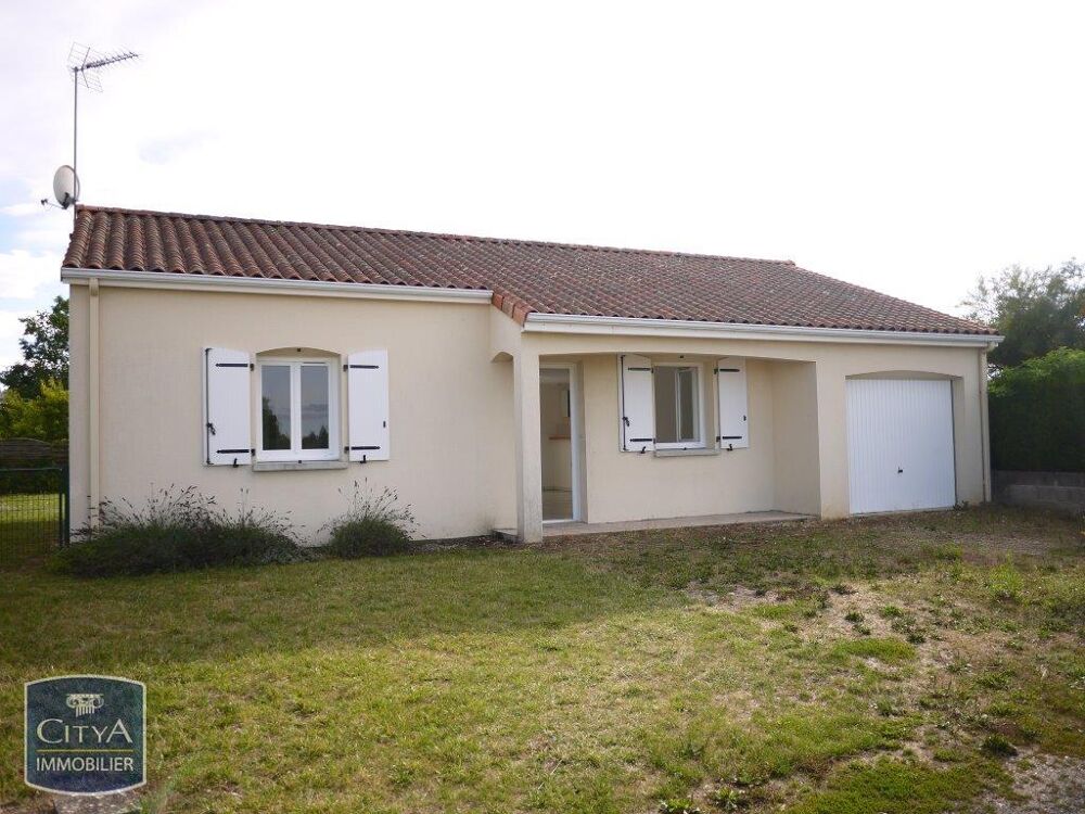 À LOUER : Maison T4 située à Availle en Châtellerault. C....