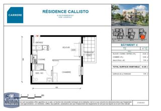  Appartement à louer 2 pièces 41 m²