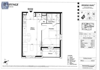 Appartement à louer 2 pièces 41 m²