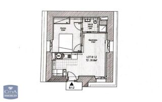 location Appartement - 2 pièce(s) - 35 m² Rennes (35000)