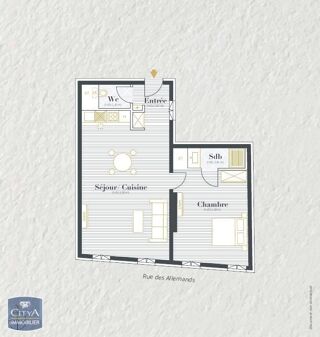  Appartement � louer 2 pi�ces 51 m�