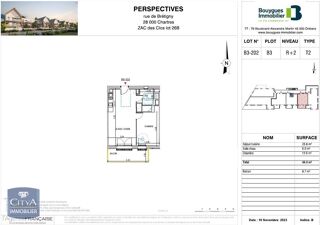  Appartement � louer 2 pi�ces 44 m�