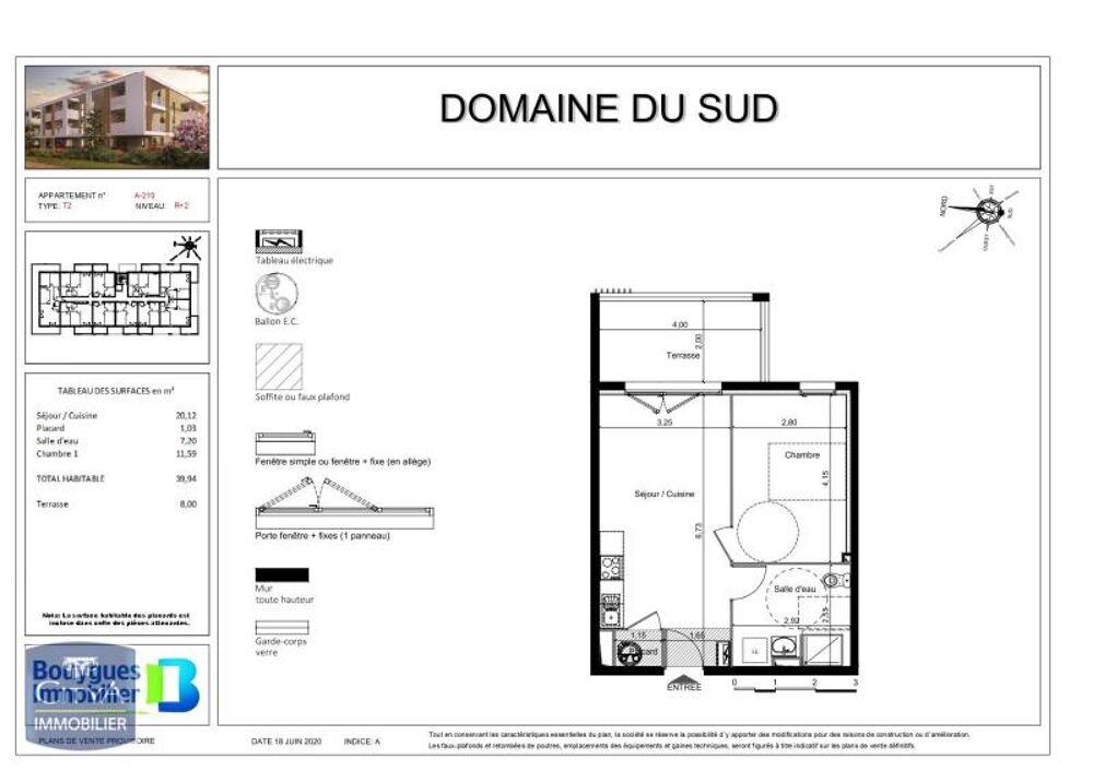 location Appartement - 2 pièce(s) - 40 m² Perpignan (66000)