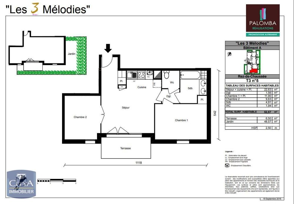 location Appartement - 3 pièce(s) - 52 m² Toulouse (31200)
