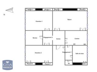  Appartement � louer 3 pi�ces 98 m�