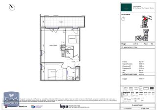  Appartement à louer 3 pièces 62 m²