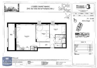  Appartement � louer 3 pi�ces 60 m�