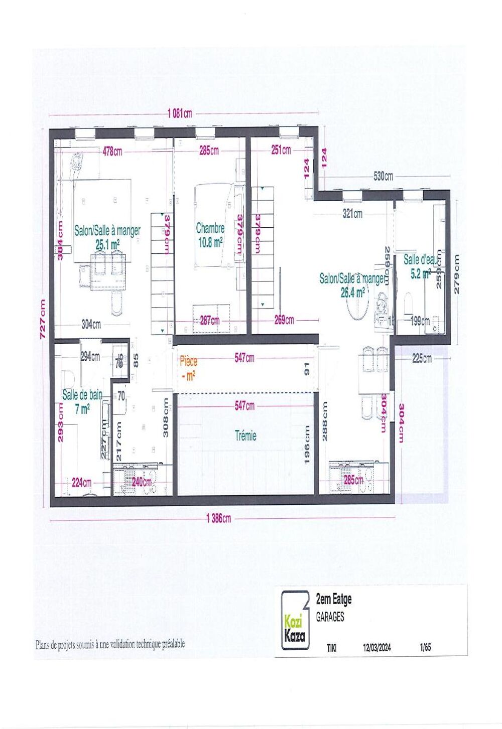 vente Appartement - 3 pice(s) - 57 m Saint-Maximin-la-Sainte-Baume (83470)