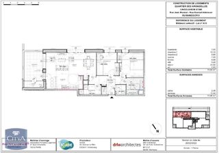  Appartement à louer 3 pièces 75 m²