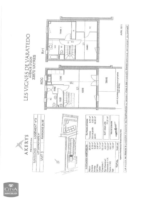   Location Maison Maison - 3 pi�ce(s) - 76 m�