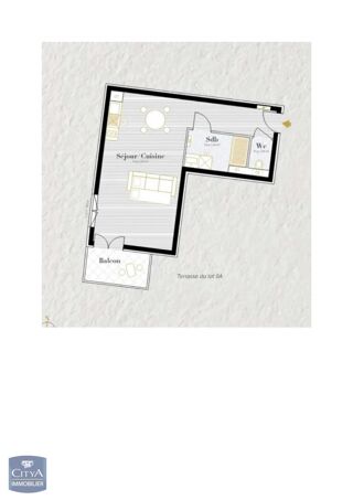  Appartement � louer 1 pi�ce 36 m�