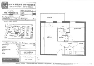  Appartement à louer 2 pièces 49 m²