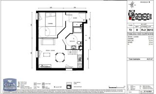  Appartement � louer 2 pi�ces 43 m�