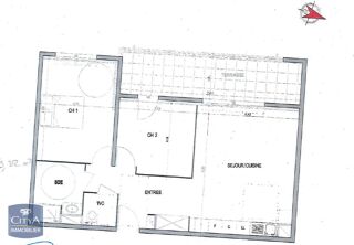  Appartement � louer 3 pi�ces 65 m�