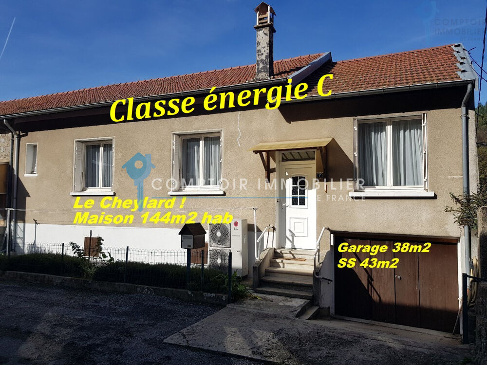 Annonce vente maison 6 pièces de 144m2 à Le cheylard (07160