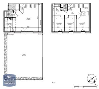  Appartement � vendre 3 pi�ces 61 m�