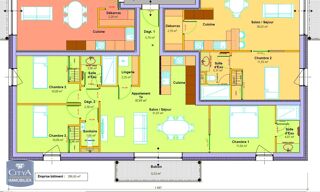  Appartement  vendre 4 pices 88 m