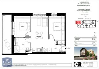  Appartement � vendre 3 pi�ces 54 m�