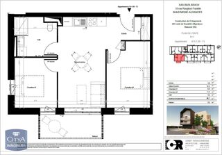  Appartement � vendre 3 pi�ces 50 m�