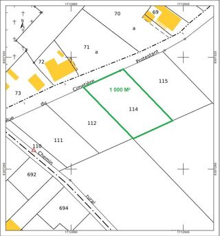  Terrain � vendre 1000 m�
