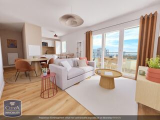  Appartement  vendre 2 pices 46 m