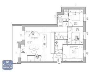  Appartement � vendre 4 pi�ces 99 m�