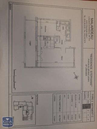  Appartement � vendre 2 pi�ces 48 m�