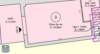  Appartement � vendre 1 pi�ce 19 m�