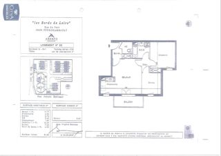  Appartement  vendre 3 pices 52 m