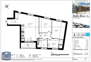  Appartement  vendre 3 pices 63 m