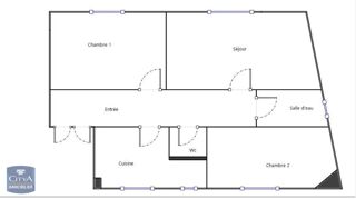  Appartement � vendre 3 pi�ces 62 m�