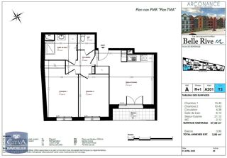  Appartement � vendre 3 pi�ces 58 m�