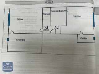  Appartement � vendre 2 pi�ces 48 m�