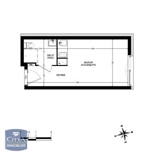  Appartement  vendre 1 pice 20 m