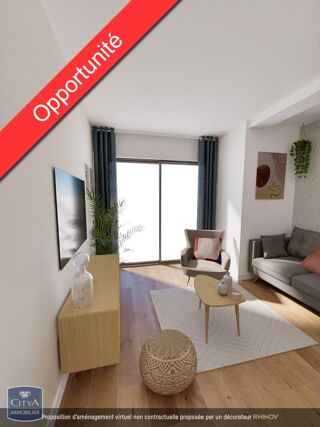  Appartement  vendre 2 pices 52 m