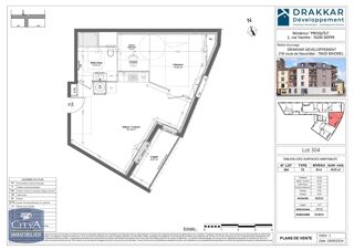  Appartement � vendre 2 pi�ces 47 m�