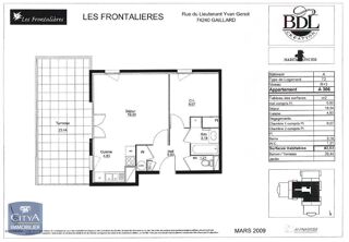  Appartement � vendre 2 pi�ces 44 m�