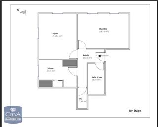  Appartement � vendre 2 pi�ces 49 m�