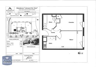  Appartement � vendre 2 pi�ces 39 m�