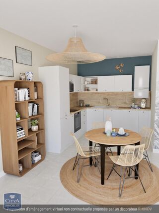  Appartement  vendre 2 pices 49 m