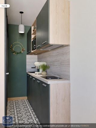  Appartement  vendre 1 pice 15 m